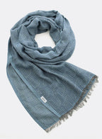SCHAL CLOE I  BIO BAUMWOLLE - blau