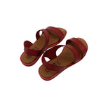 SANDALE VAQUETILLA ZWEI RIEMCHEN - rosso