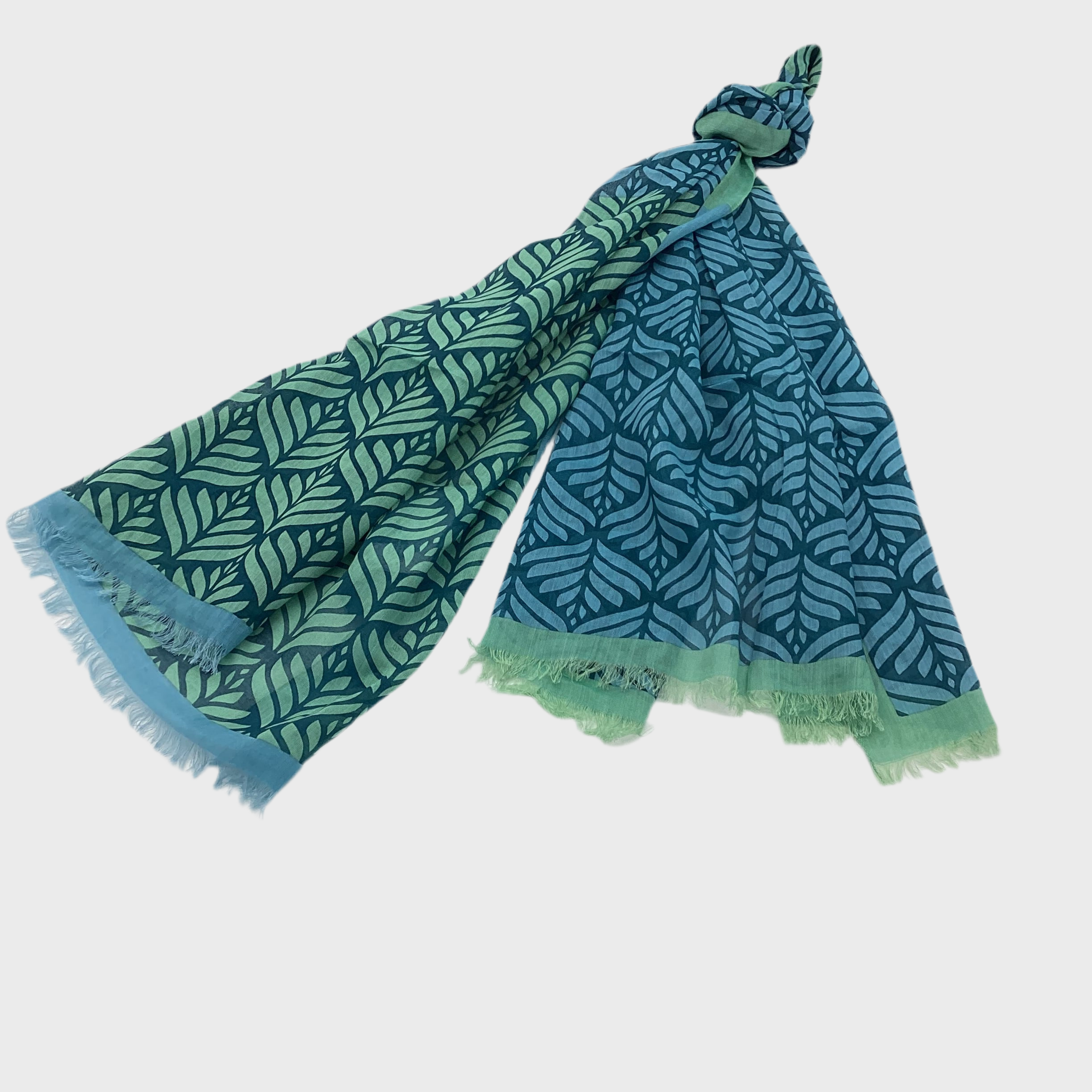 SCHAL LOTUS I MODAL -  BAUMWOLLE grün