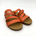 SANDALE PANTOLETTE VAQUETILLA - orange