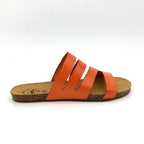 SANDALE PANTOLETTE VAQUETILLA - orange