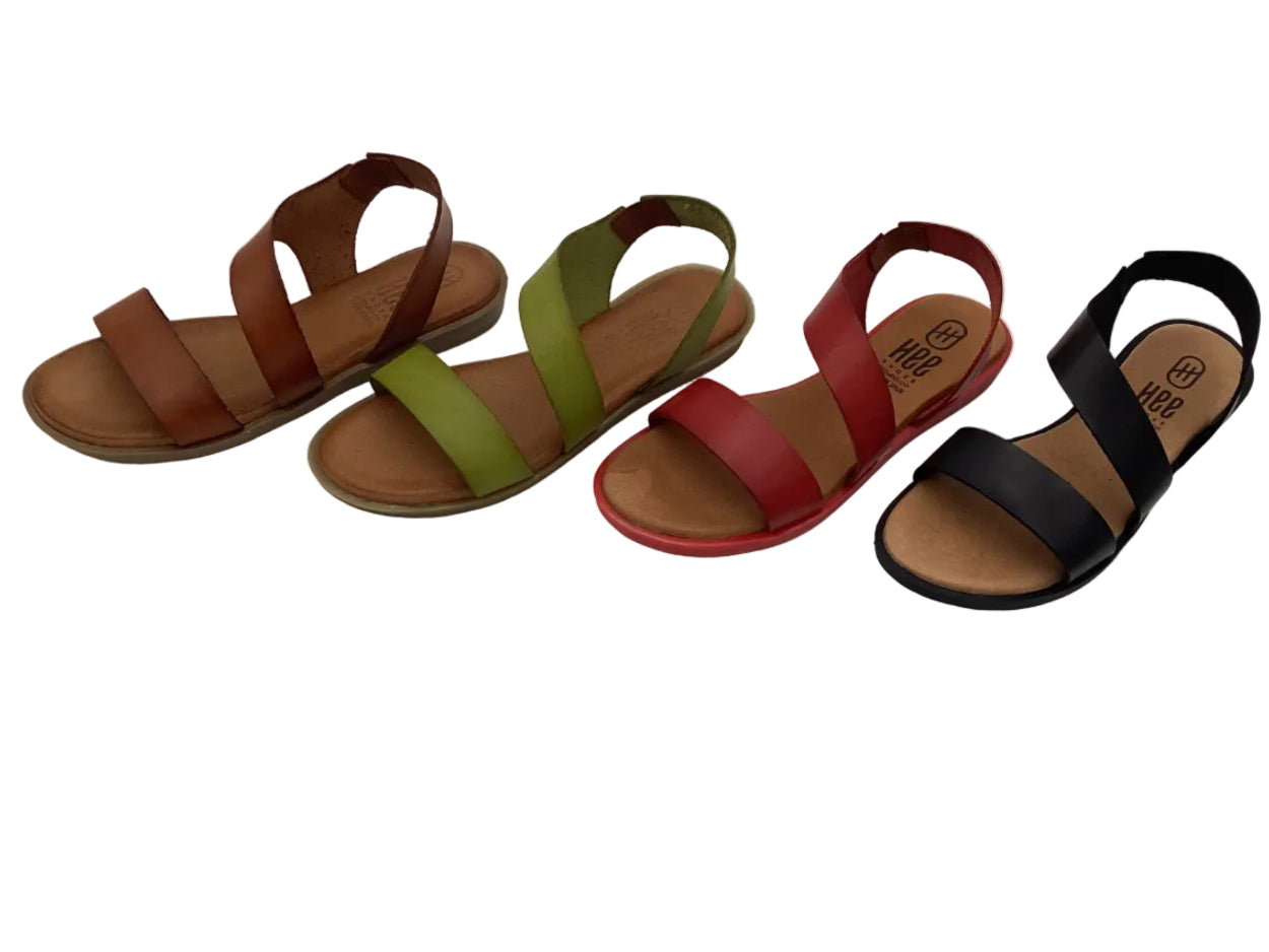 SANDALE VAQUETILLA ZWEI RIEMCHEN - rosso