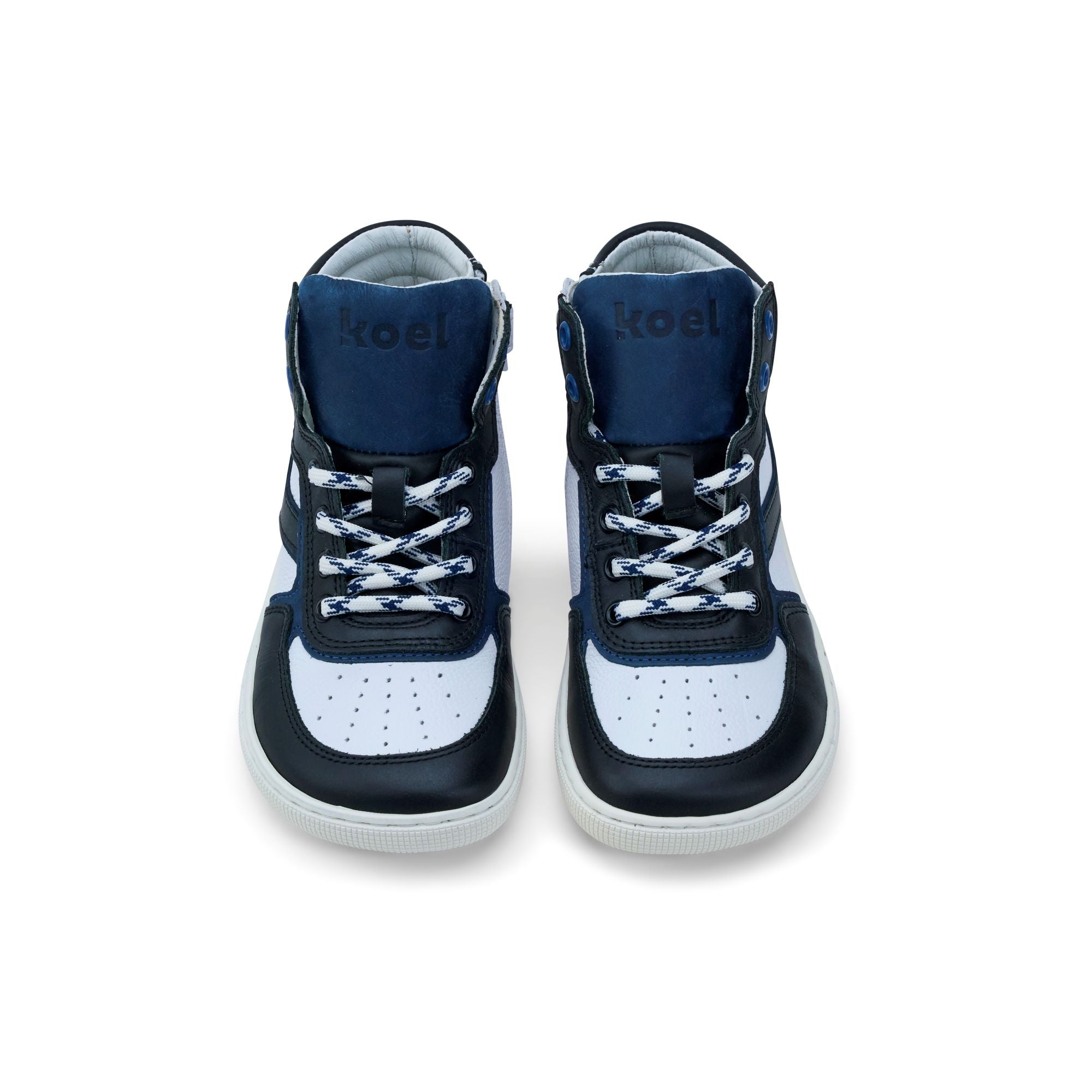 SNEAKER DANISH I NAPPA blau - weiß