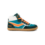 SNEAKER DANISH I NAPPA türkis-orange