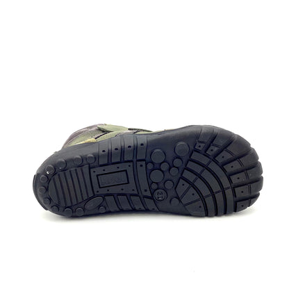 WINTER BOOT BAREFOOT HYDRO TEX MILO I WOLLE - khaki