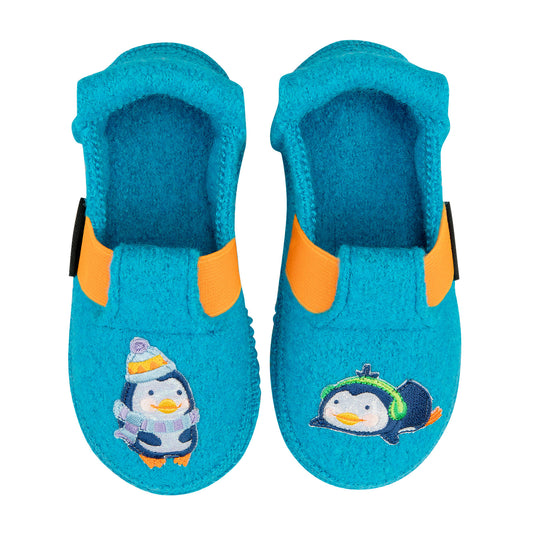 SLIPPER FUNNY PINGUIN I WOLLWALK