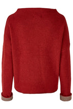 PULLOVER NICOLETTA I WOLLWALK - BW rot