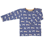 SHIRT LANGARM I CATS - blau