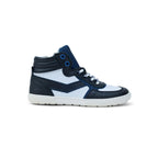 SNEAKER DANISH I NAPPA blau - weiß