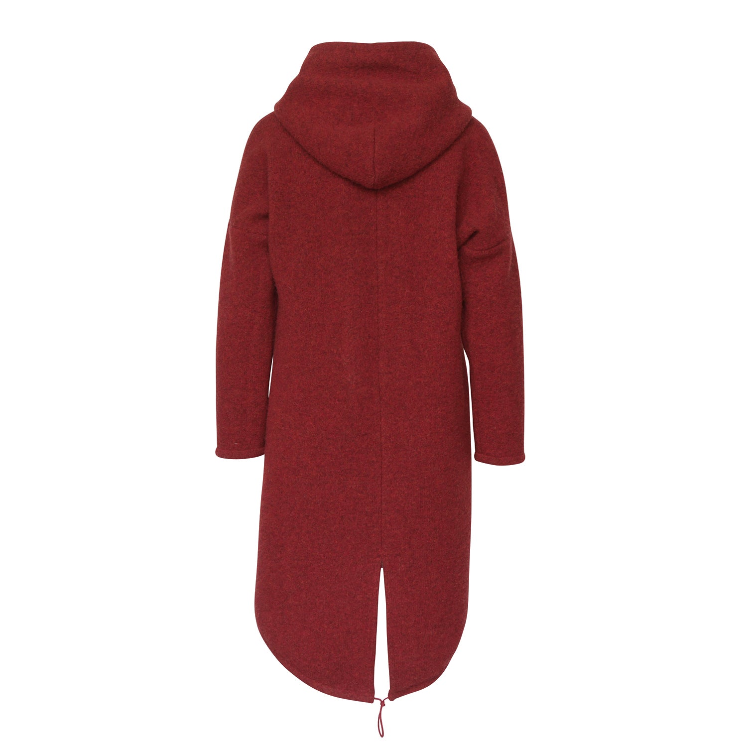 MANTEL ANNALINA I WOLLWALK rot