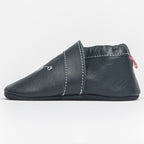 KRABBELSCHUH ZEBRA I LEDERSOHLE - navy
