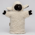 Handpuppe Lamm, dunkles Gesicht