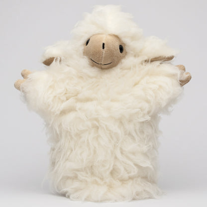 Handpuppe Schaf Zottel