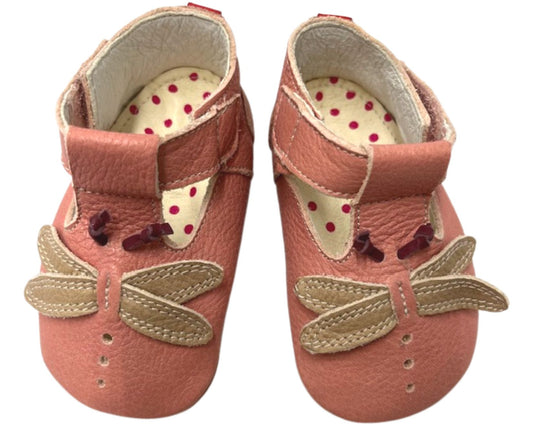 KRABBELSCHUH LIBELLE I GUMMISOHLE rosa
