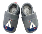 KRABBELSCHUH NORDSEE I GUMMISOHLE - grau
