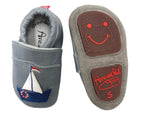KRABBELSCHUH NORDSEE I GUMMISOHLE - grau