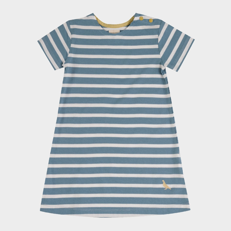 KLEID KURZÄRMELIG I BRETON DRESS