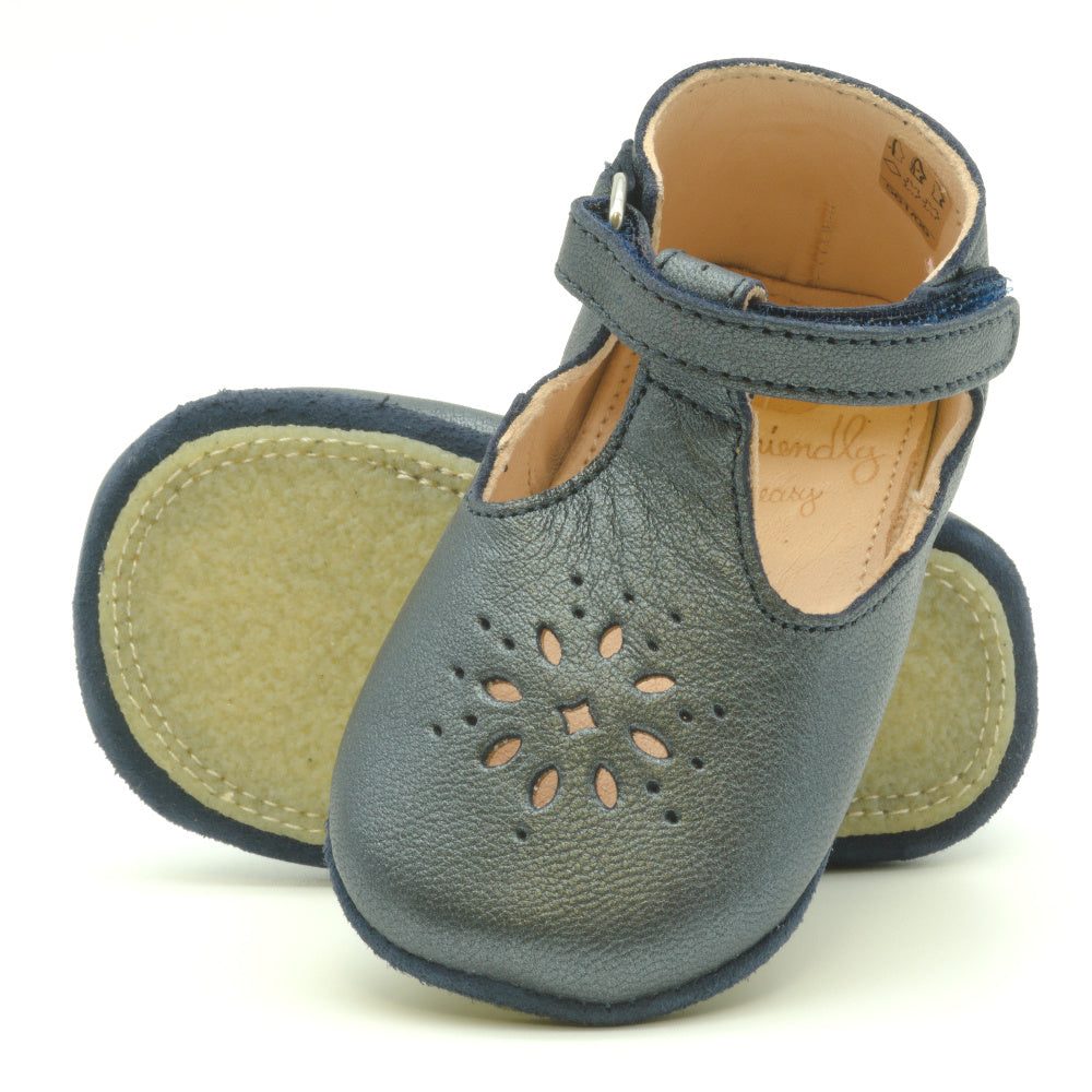 KRABBELSCHUH I BALLERINA LILLYP MOU dunkelblau