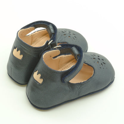 KRABBELSCHUH I BALLERINA LILLYP MOU dunkelblau