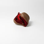 SANDALE KAMMMOLCH | LEDER & TEXTIL - blau, rot, grün