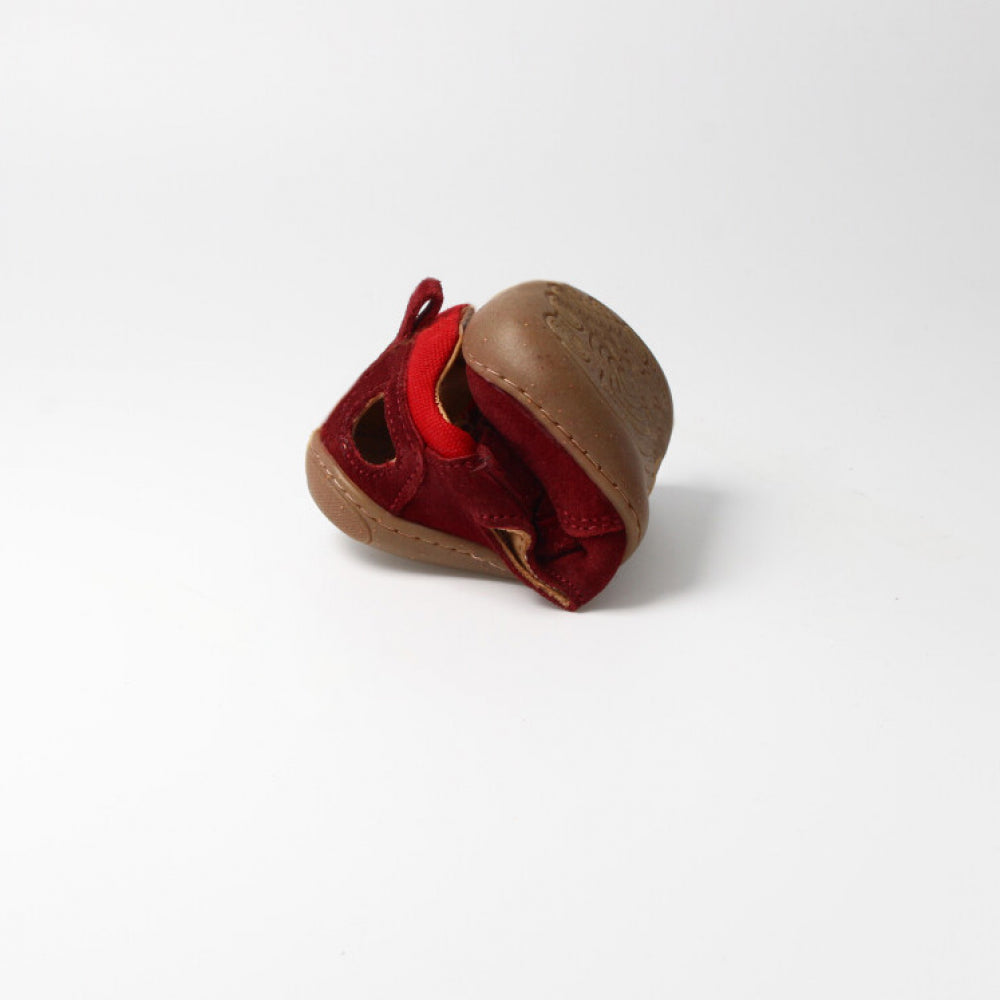 SANDALE KAMMMOLCH | LEDER & TEXTIL - blau, rot, grün