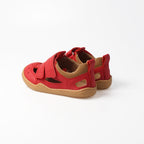 BARFUSS SANDALE SALAMANDRA I GLATTLEDER - rot
